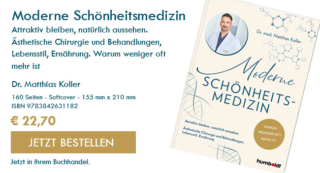 Buch Moderne Schönheitsmedizin Dr. Koller, Plastischer Chirurg Linz